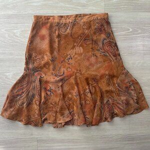 Hearts of Palm Y2K Flowy Skirt